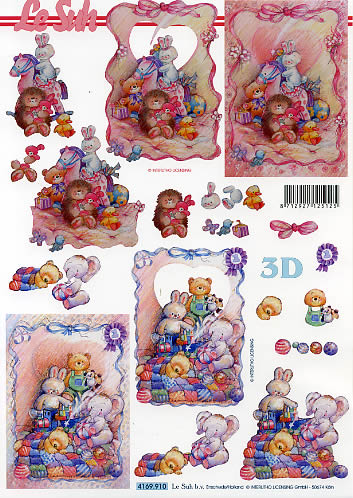 3D-Bogen LeSuh 4169910 Plschtiere