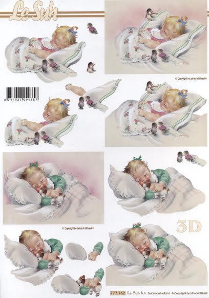 3D-Bogen Schlafende Babys