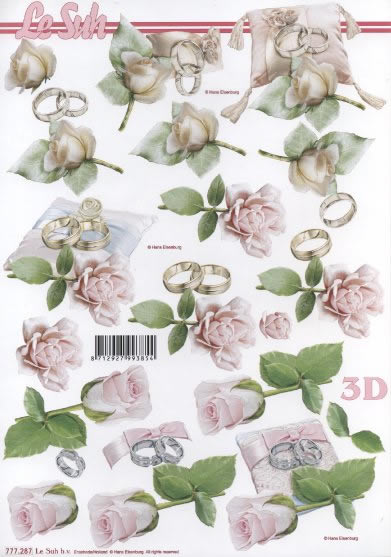 3D-Bogen LeSuh 777287 Ringe und Rosen