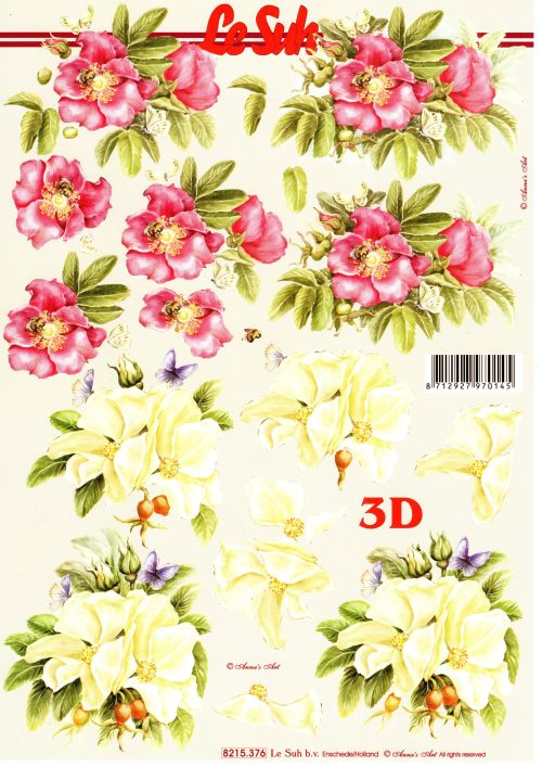 3D-Bogen LeSuh 8215376 Wildrosen