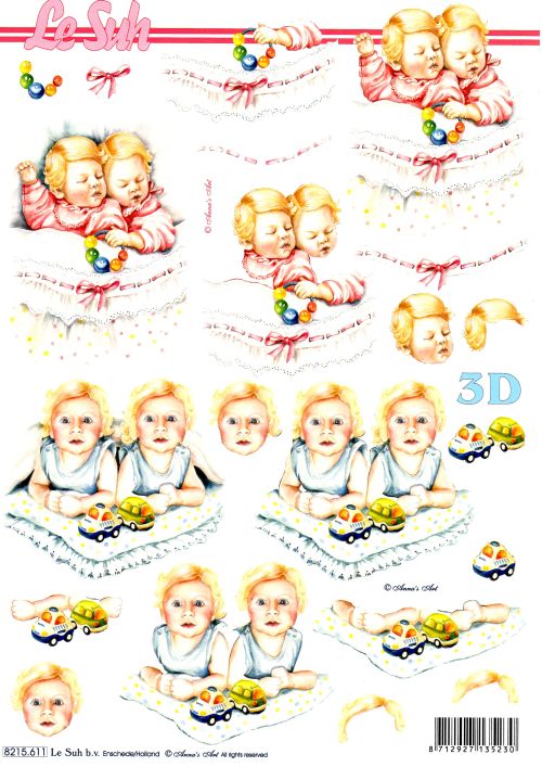 3D-Bogen LeSuh 8215611 Zwillinge