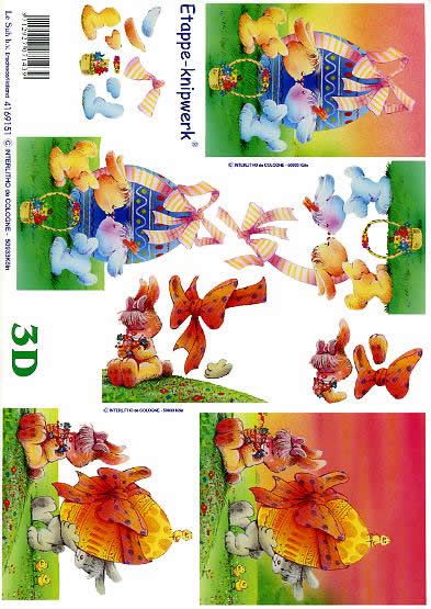 3D-Bogen LeSuh 4169151 Osterhase
