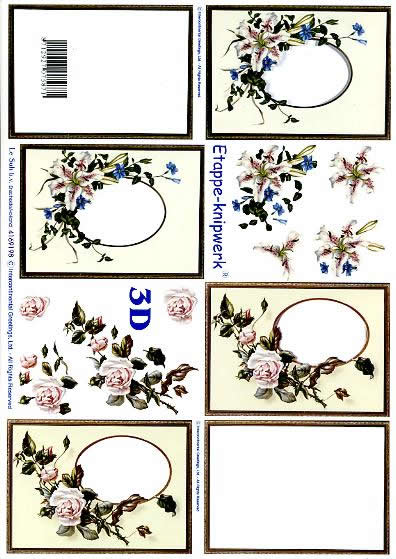 3D-Bogen LeSuh 4169198 Blumen-Rahmen