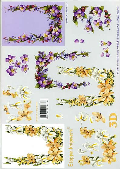 3D-Bogen LeSuh 4169208 Blumen-Rahmen