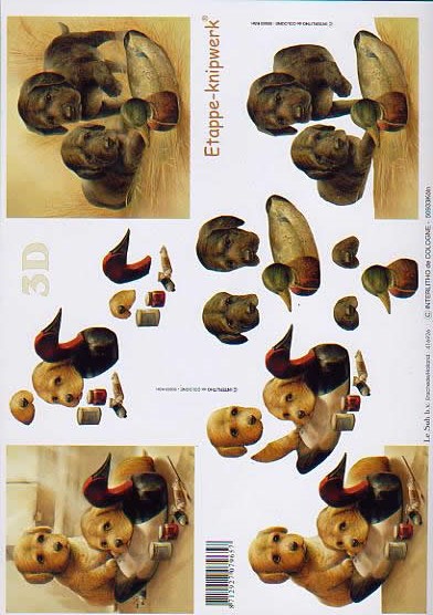 3D-Bogen LeSuh 416926 Hündchen