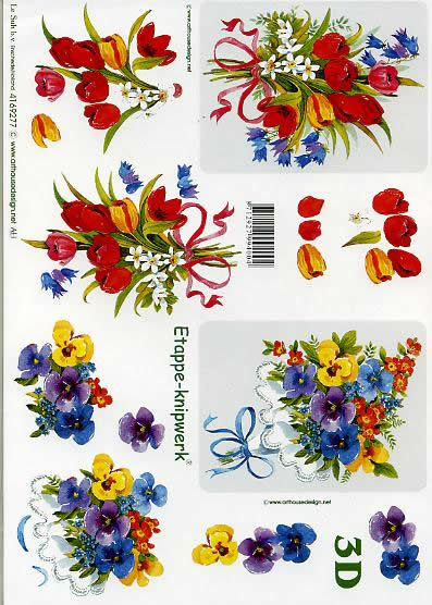 3D-Bogen LeSuh 4169277 Blumen und Veilchen