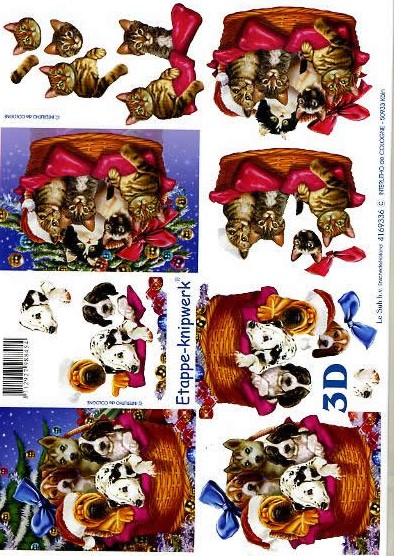 3D-Bogen LeSuh 4169336 Hund und Katze