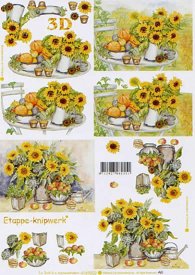 3D-Bogen LeSuh 4169502 Sonnenblumen
