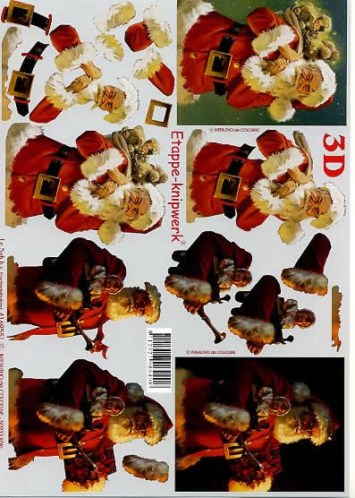 3D-Bogen LeSuh 4169551 Weihnachtsmann