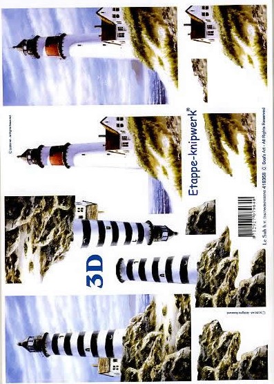 3D-Bogen LeSuh 416958 Leuchtturm