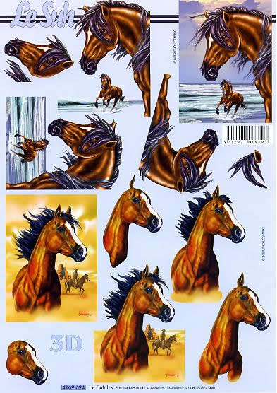 3D-Bogen LeSuh 4169694 Pferde