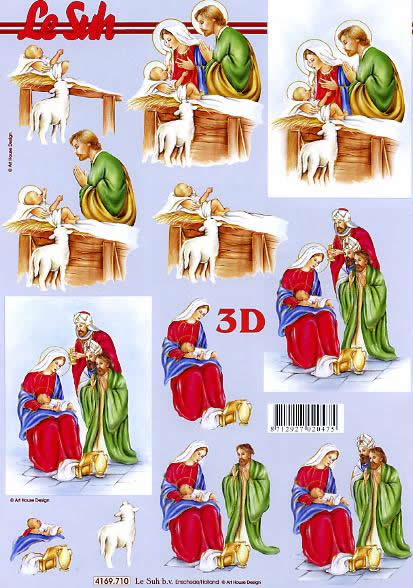 3D-Bogen LeSuh 4169710 Jesus, Maria und Josef