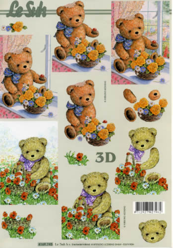 3D-Bogen LeSuh 4169745 Blumenbär