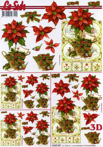 3D-Bogen LeSuh 4169747 Weihnachtsblumen