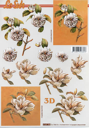 3D-Bogen LeSuh 4169758 Blumen auf Zweig