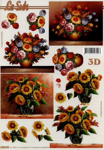 3D-Bogen LeSuh 4169779 Sonnenblumen