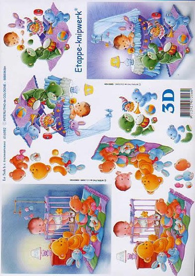 3D-Bogen LeSuh 416982 Baby-Wiege