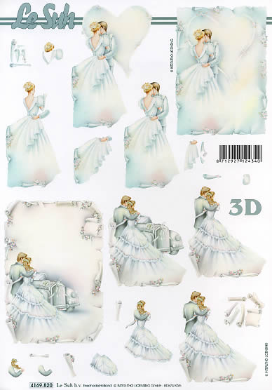 3D-Bogen LeSuh 4169820 Brautpaar