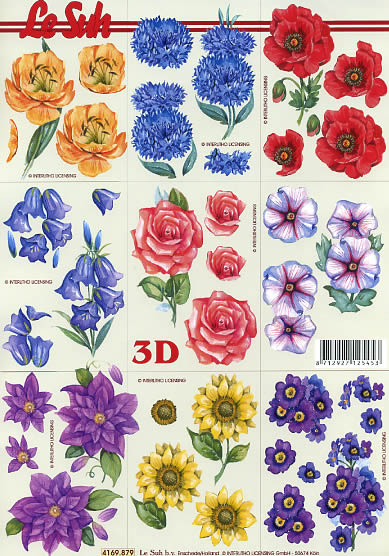 3D-Bogen LeSuh 4169879 Blumen klein