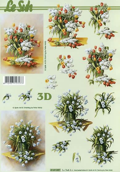 3D-Bogen LeSuh 4169887 Tulpen