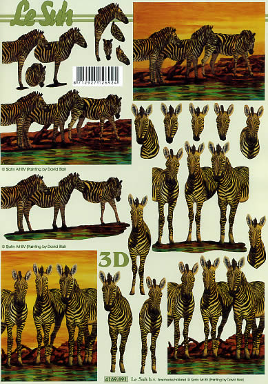 3D-Bogen LeSuh 4169891 Zebras