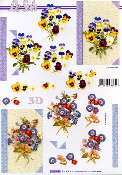 3D-Bogen LeSuh 4169985 Blumenstrauß