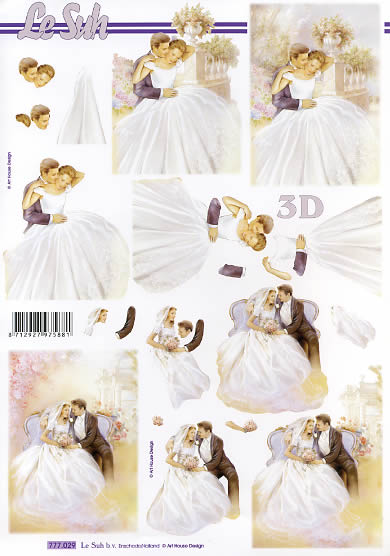 3D-Bogen LeSuh 777029 Hochzeit