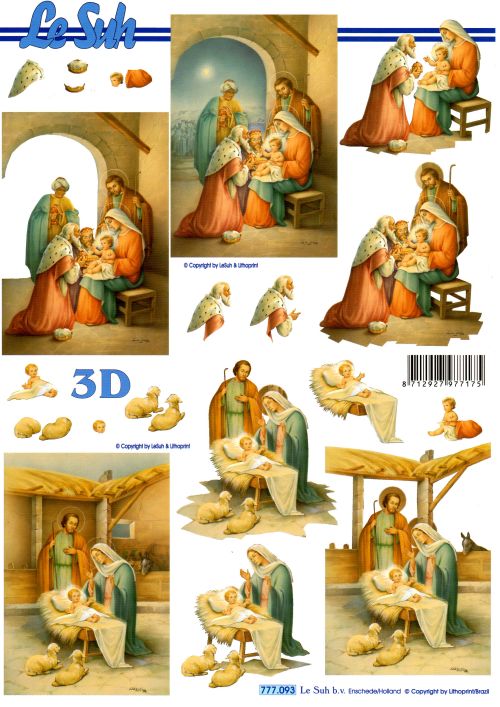 3D-Bogen LeSuh 777.093 Kind in der Krippe
