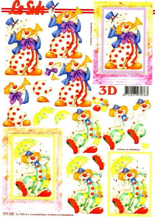 3D-Bogen LeSuh 777122 Clown
