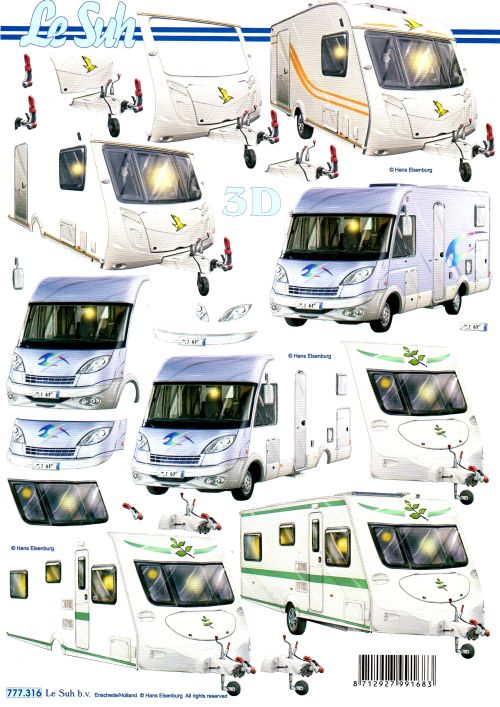 3D-Bogen LeSuh 777.316 Wohnwagen
