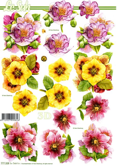 3D-Bogen LeSuh 777.328 Blüten
