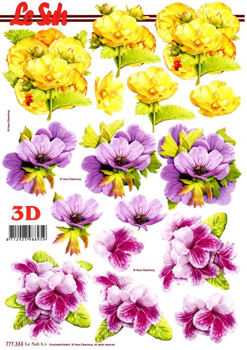 3D-Bogen LeSuh 777.333 Blumen