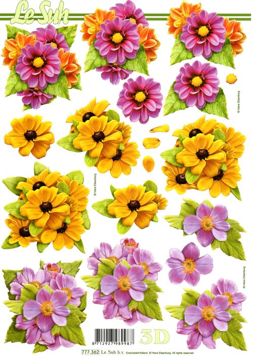 3D-Bogen LeSuh 777.362 Blüten