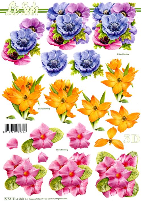 3D-Bogen LeSuh 777.413 Blumen