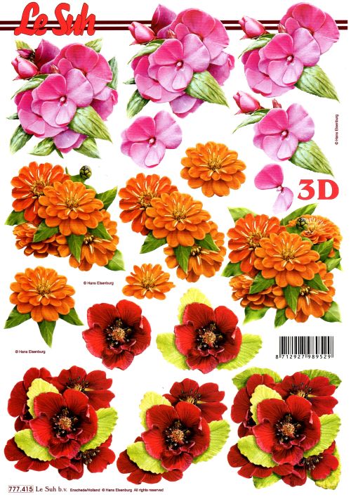 3D-Bogen LeSuh 777.415 Blumen