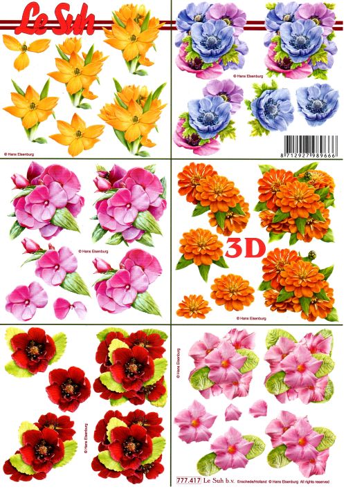 3D-Bogen LeSuh 777.417 Blüten klein