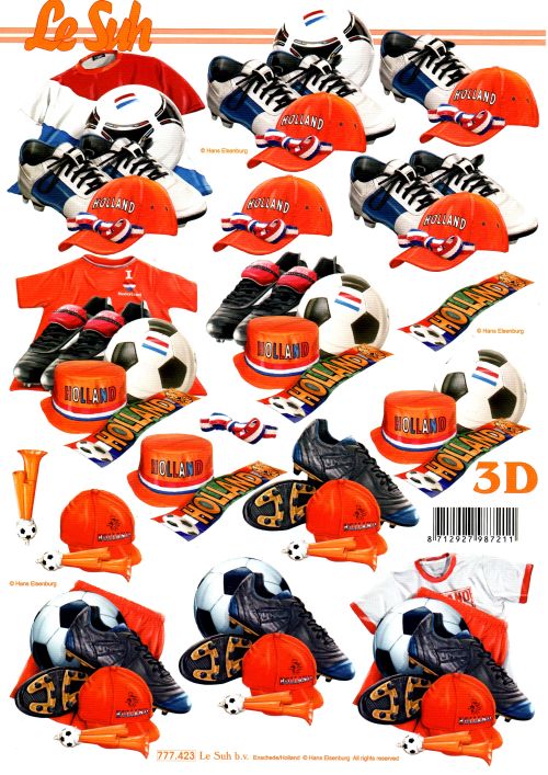 3D-Bogen LeSuh 777.423 Fußball Holland