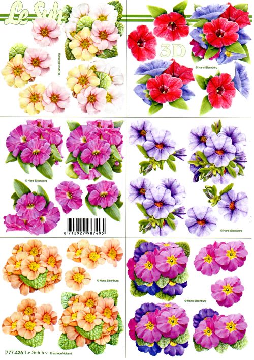 3D-Bogen LeSuh 777.426 Blumen klein