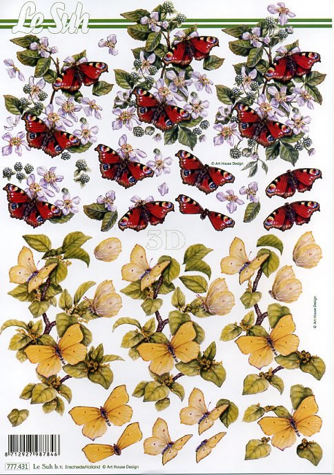 3D-Bogen LeSuh 777.431 Schmetterlinge