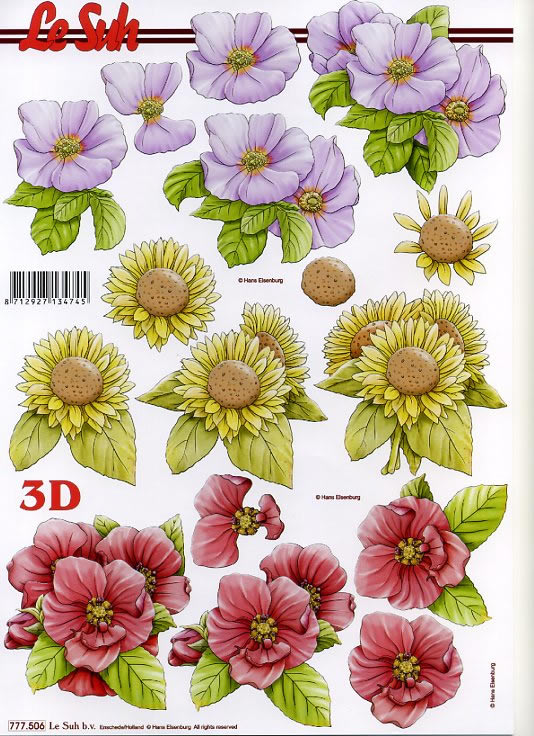 3D-Bogen LeSuh 777.506 Blumen