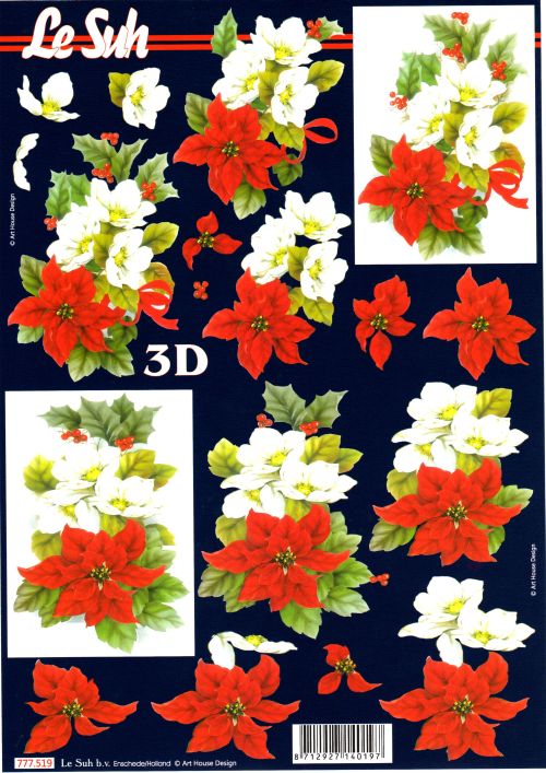 3D-Bogen LeSuh 777.519 Weihnachtssterne