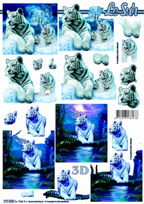 3D-Bogen LeSuh 777.525 Weiße Tiger