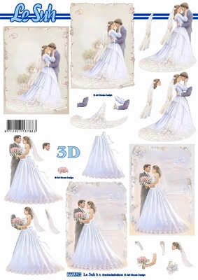 3D-Bogen LeSuh 777529 Hochzeit