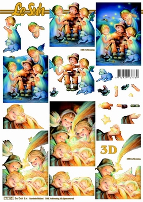 3D-Bogen LeSuh 777.551 Engel und Kinder