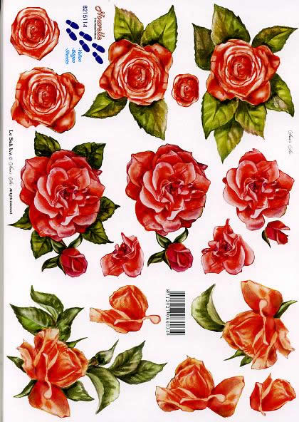 3D-Bogen LeSuh 8215114 Rote Rosen