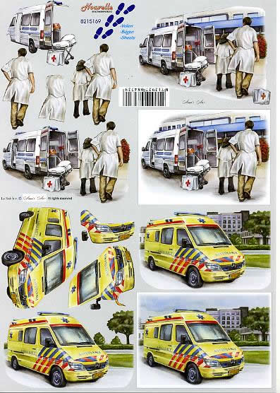 3D-Bogen LeSuh 8215169 Krankenwagen