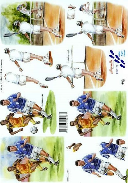 3D-Bogen LeSuh 8215177 Fußball und Tennis