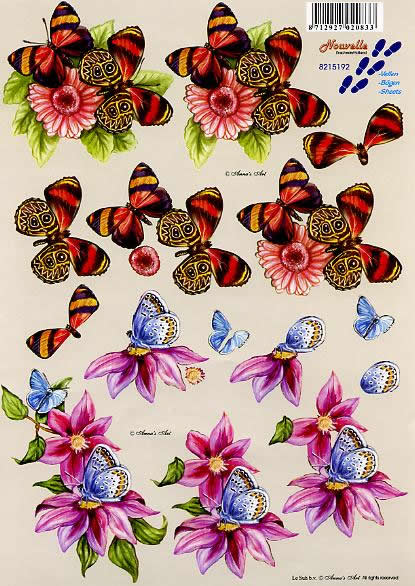 3D-Bogen LeSuh 8215192 Schmetterlinge