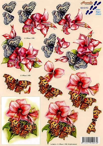 3D-Bogen LeSuh 8215193 Schmetterlinge
