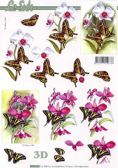 3D-Bogen LeSuh 8215220 Schmetterlinge